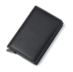 leather rfid credit card holder man wallet