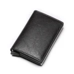 leather rfid credit card holder man wallet