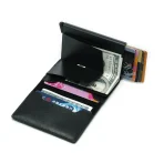 leather rfid credit card holder man wallet