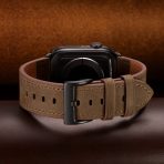 Watch Accessories Watchband 38mm 40mm 41mm Genuine Leather Smart Watch strap for Apple Watch series 7 6 5 4 42mm 44mm 45mm band