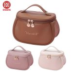 Wholesale New High Quality Waterproof Portable Pu Leather Cosmetic Travel Bag For Women with Large Capacity