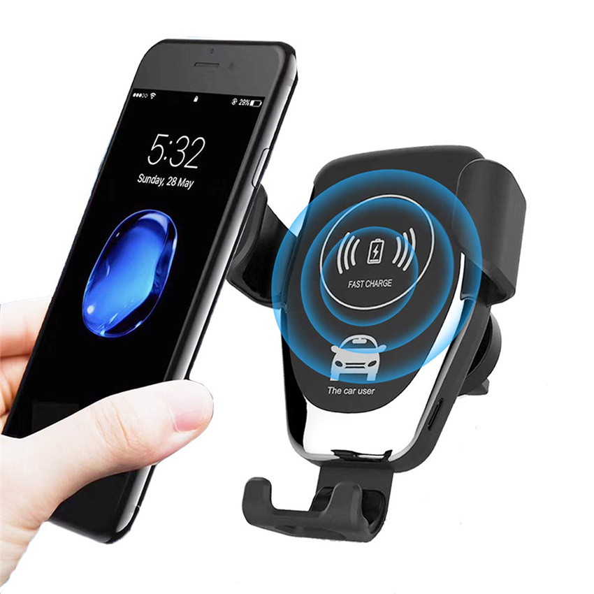 Wholesale Oem Wireless Car Charger Mobile Phone Holder 2 in 1 15w Qi Fast Charging Wireless Car Chargers