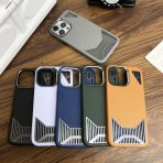 Aero aluminum cooling magnetic leather protective phone case for iphone