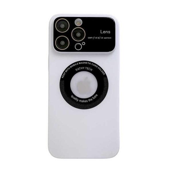 New oil injection large window shock-proof magnetic Phone Case for iPhone 16